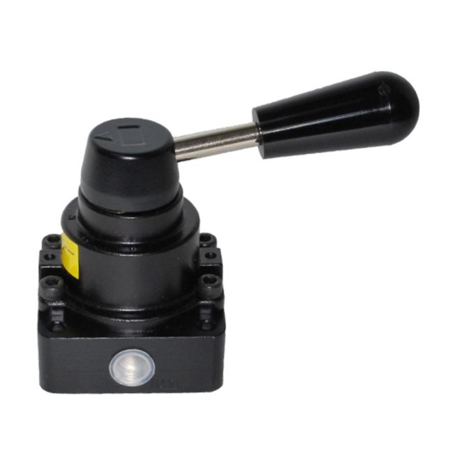 Van tác động tay Parker HV-4200-8 4 cổng và 3 vị trí, Ren 1/4″ ( 13mm )