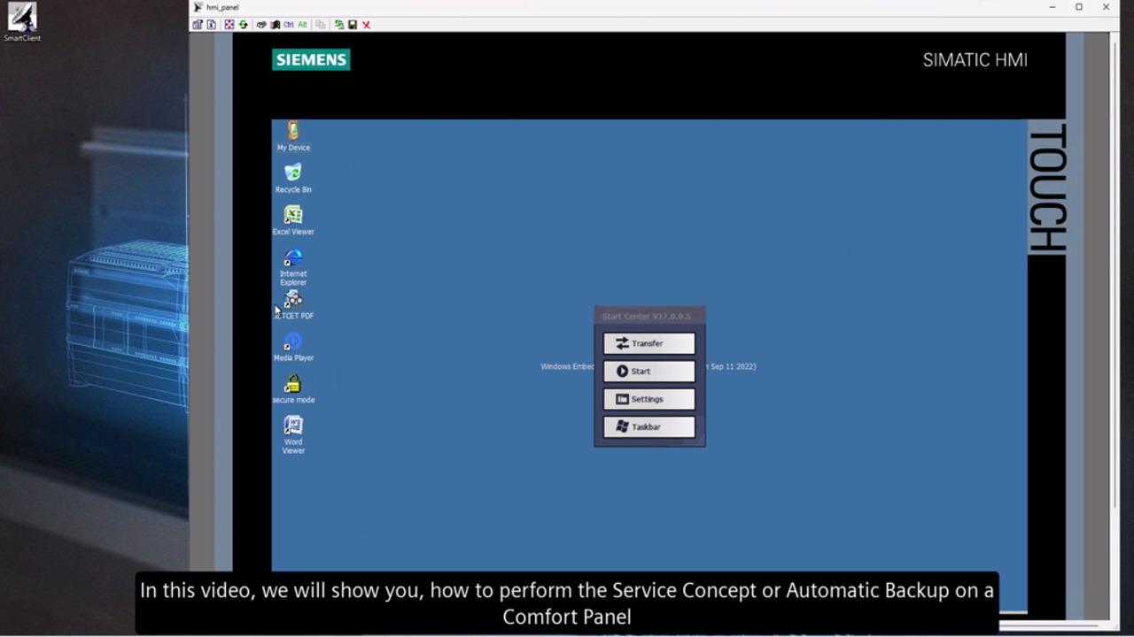 Hướng dẫn Backup và Restore chương trình cho màn hình HMI Siemens.