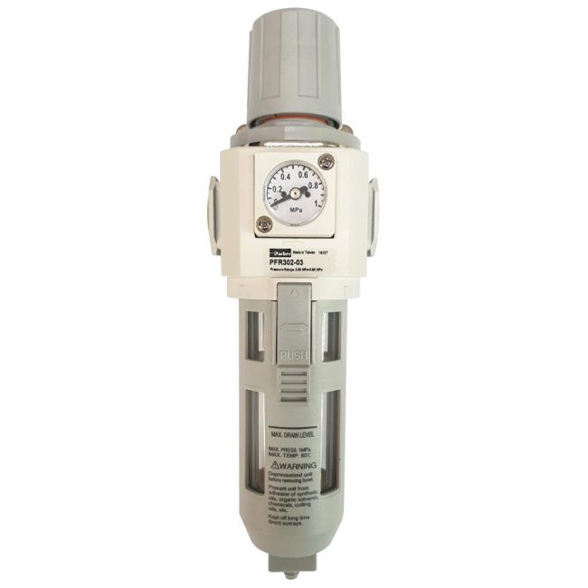 Bộ Lọc Khí – Chỉnh Áp Xả Tay Parker Size 3/8 PFR302-03